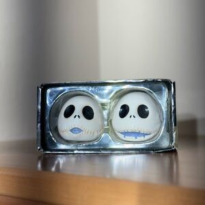 Enesco Nightmare Before Christmas Black and White Salt and Pepper Shakers